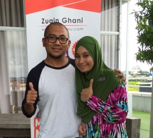Founder of PumpOnTheGo - Azlan & Ain (Cikgu Susu)