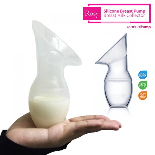 Rosy PumpOnTheGo Manual Silicone Breast Pump