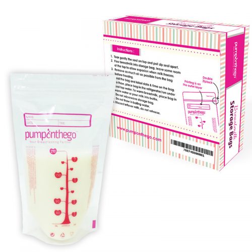 POTG Breast Milk Storage Plastic 7oz 25pcs