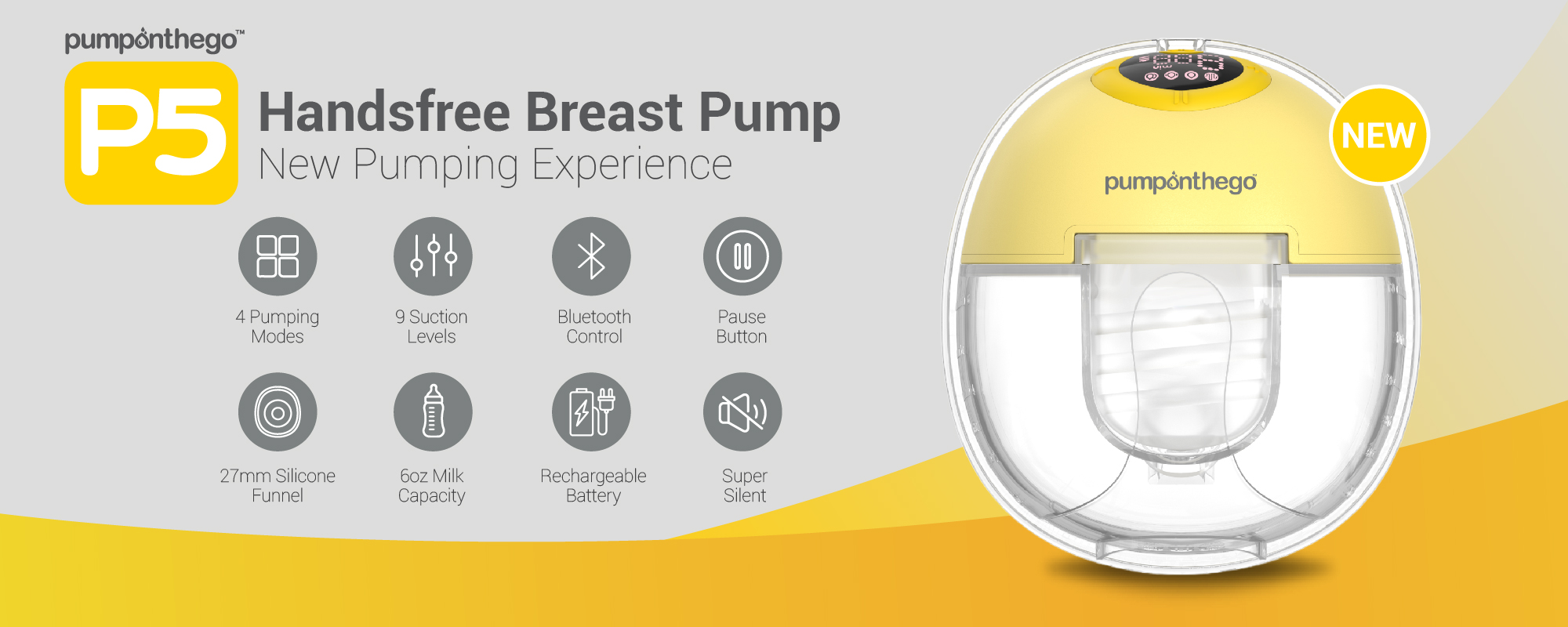 POTG P5 BREAST PUMP PUMPONTHEGO